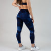 Blue Ribbed Legging 7/8 25" - El Toro