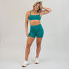 Storm Rib High Rise Spandex Shorts