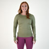 Heather Olive Women's Long Sleeve Shirt - Foundation