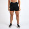 Black Curved High Rise Spandex Short - 5" - Go Go