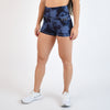 Gray Blue Smoke True High Rise Original Spandex Shorts