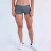 Gray/Black Rib Original Spandex Shorts