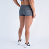 Gray/Black Rib Original Spandex Shorts