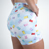 Gummy Bear Sky High Rise Spandex Shorts