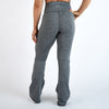 Heather Asphalt Gray Flare Legging - High Rise