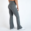 Heather Asphalt Gray Flare Legging - High Rise