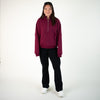 Maroon Fleece Half Zip