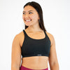 Heather Black Sports Bra - Isla 