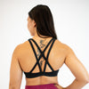 Heather Black Sports Bra - Isla 