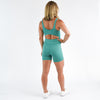 Women's Heather Emerald Open Back Bodysuit