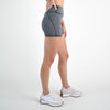 Heather Gray High Rise Spandex Shorts