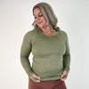 Heather Olive Women's Long Sleeve Shirt - Foundation