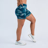Heather Goblin Camo High Rise Spandex Shorts
