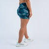 Heather Goblin Camo High Rise Spandex Shorts