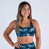 Heather Camo Racerback Sports Bra - Cami