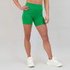 Kelly Green No Front Seam High Rise Spandex Shorts