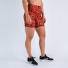 Leopard No Front Seam Training Short - Pedal