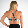 Mint Check Athletic Sports Bra - Reinette by FLEO