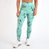 Mint Crystal High Rise Workout Leggings