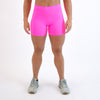 Neon Pink High Rise Spandex Shorts