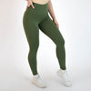 Bronze Green High Rise Workout Leggings