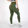 Bronze Green High Rise Workout Leggings