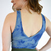 Stellar Blue Wrap Crop Tank