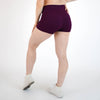 Plum Mid Rise Contour Training Shorts For Women