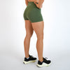 Bronze Green True High Rise Original Spandex Shorts