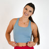 Racerback Crop Tank - Fitted