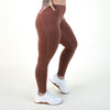 Heather Nutmeg No Front Seam Legging 7/8 25" - Charge