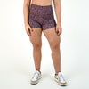 Nutmeg Leopard High Rise Spandex Shorts