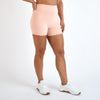 Heather Peach Nectar High Rise Spandex Shorts