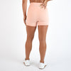 Heather Peach Nectar High Rise Spandex Shorts