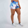 Pink Glow High Rise Spandex Shorts