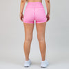 Pink Gingham High Rise Spandex Shorts
