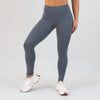 Gray Black Ribbed Legging 7/8 25" - El Toro