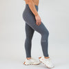 Gray Black Ribbed Legging 7/8 25" - El Toro