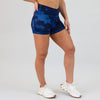 Blue Dream Rib High Rise Spandex Shorts