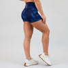 Blue Dream Rib High Rise Spandex Shorts