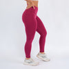 Heather Sangria High Rise Workout Leggings