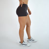 Shale No Front Seam High Rise Spandex Shorts