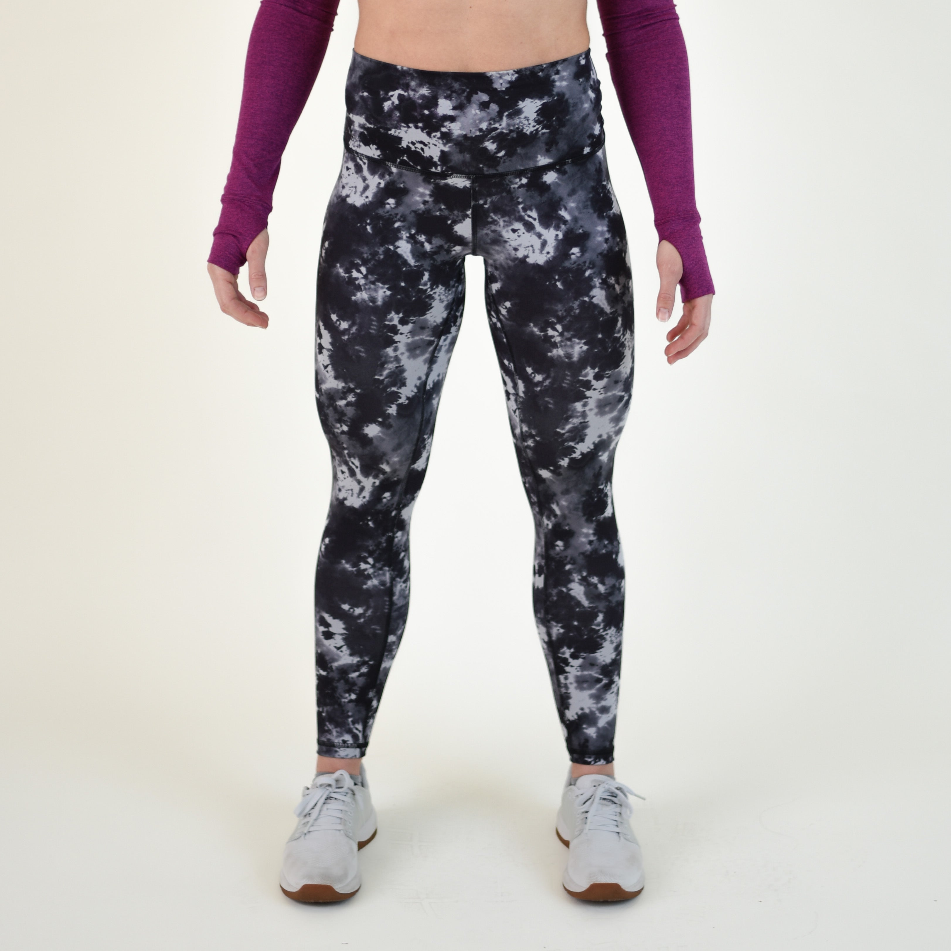 Fleo Bottoms  Womens Super High Leggings - Bounce Fabric Splat