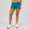 Storm Rib Mid Rise Contour Training Shorts For Women