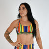 Halloween Stripe Racerback Sports Bra - Cami