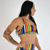 Halloween Stripe Racerback Sports Bra - Cami