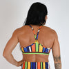 Halloween Stripe Racerback Sports Bra - Cami