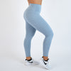 Heather Infinity Gray High Rise Workout Leggings