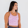 Pink Swirl Waves Crop Tank - Switch Up