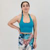 Tahitian Tide Halter Crop Tank - Fitted